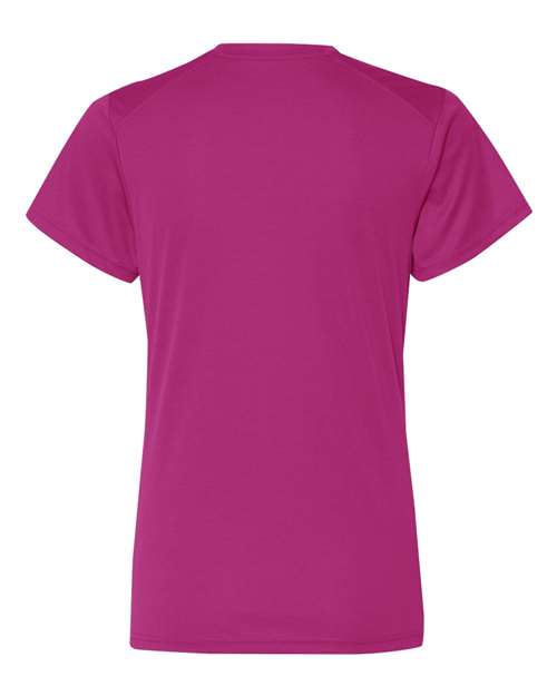 Badger Women’s B-Core V-Neck T-Shirt 4162 Hot Pink
