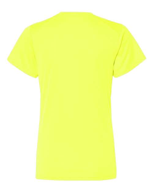 Badger Women’s B-Core V-Neck T-Shirt 4162 Safety Yellow