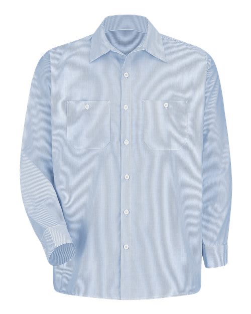 Red Kap Men's Industrial Stripe Work Shirt SL10