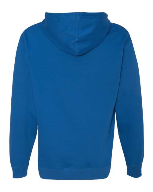 Independent Trading Co. Midweight Hooded Sweatshirt SS4500 Royal Custom Embroidered Business Logo