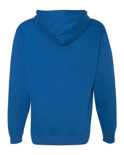 Independent Trading Co. Midweight Hooded Sweatshirt SS4500 Royal Custom Embroidered Business Logo