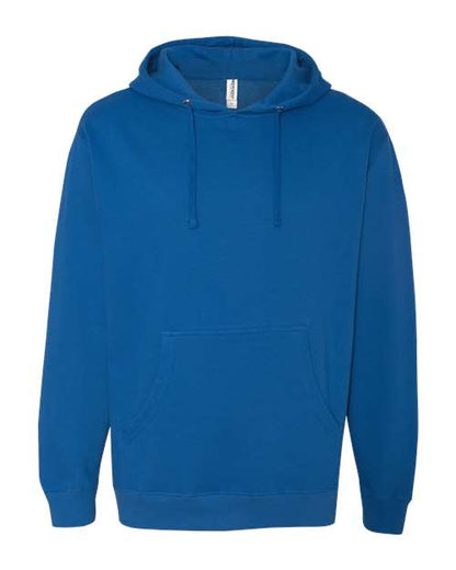 Independent Trading Co. Midweight Hooded Sweatshirt SS4500 Royal Custom Embroidered Business Logo