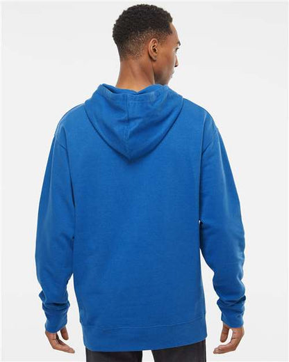 Independent Trading Co. Midweight Hooded Sweatshirt SS4500 Royal Custom Embroidered Business Logo