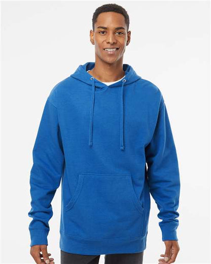 Custom Embroidered  Independent Trading Co. Midweight Hooded Sweatshirt SS4500 Royal