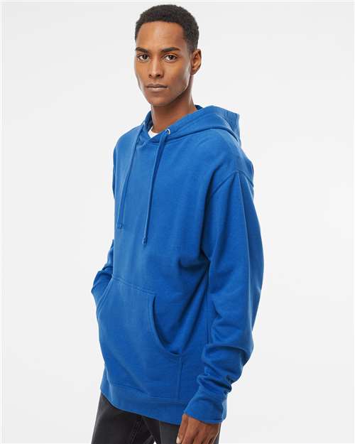 Independent Trading Co. Midweight Hooded Sweatshirt SS4500 Royal Custom Embroidered Business Logo