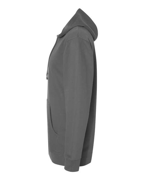 Independent Trading Co. Midweight Hooded Sweatshirt SS4500 Charcoal Custom Embroidered Business Logo