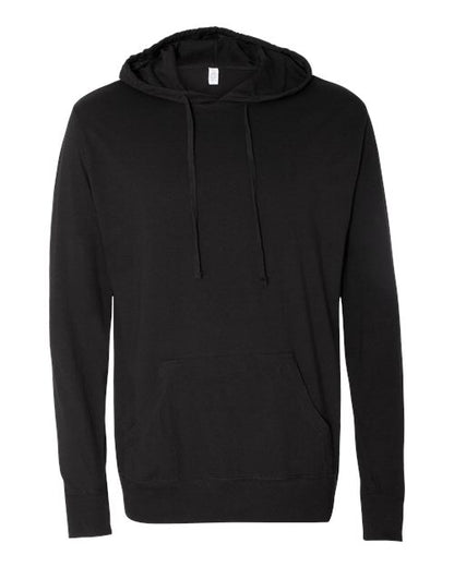 Independent Trading Co. Lightweight Hooded Pullover T-Shirt SS150J Custom Embroidered Business Logo