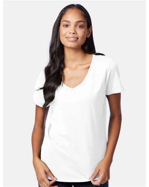 Hanes Women's Perfect-T V-Neck T-Shirt 2857