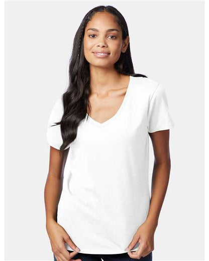 Hanes Women's Perfect-T V-Neck T-Shirt 2857