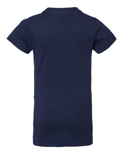 LAT Girls' Fine Jersey Tee 2616 Navy