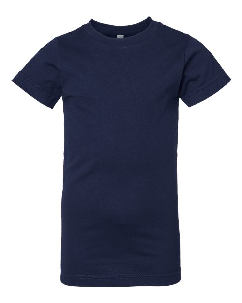 LAT Girls' Fine Jersey Tee 2616 Navy