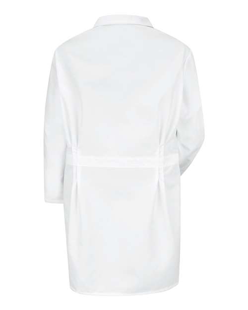 Custom EmbroideredRed Kap Unisex Staff Coat 2893 White