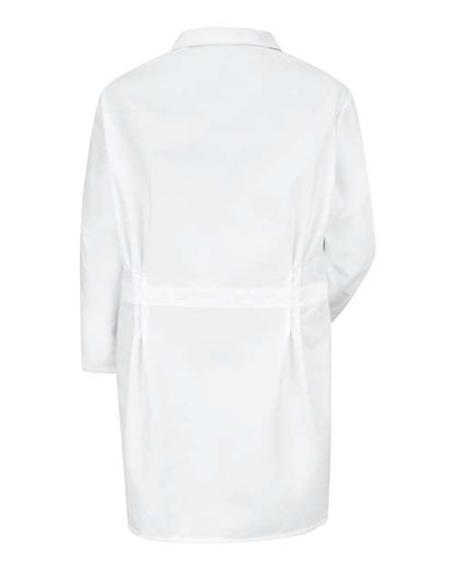 Custom EmbroideredRed Kap Unisex Staff Coat 2893 White