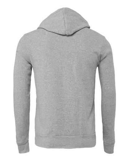 BELLA + CANVAS Sponge Fleece Hoodie 3719 Asphalt Custom Embroidered Business Logo