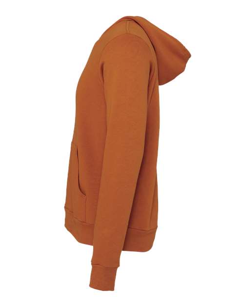 BELLA + CANVAS Sponge Fleece Hoodie 3719 Autumn Custom Embroidered Business Logo