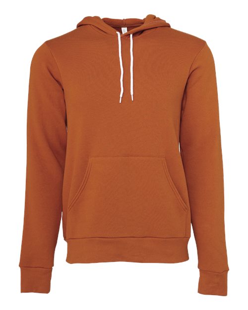 BELLA + CANVAS Sponge Fleece Hoodie 3719 Autumn Custom Embroidered Business Logo