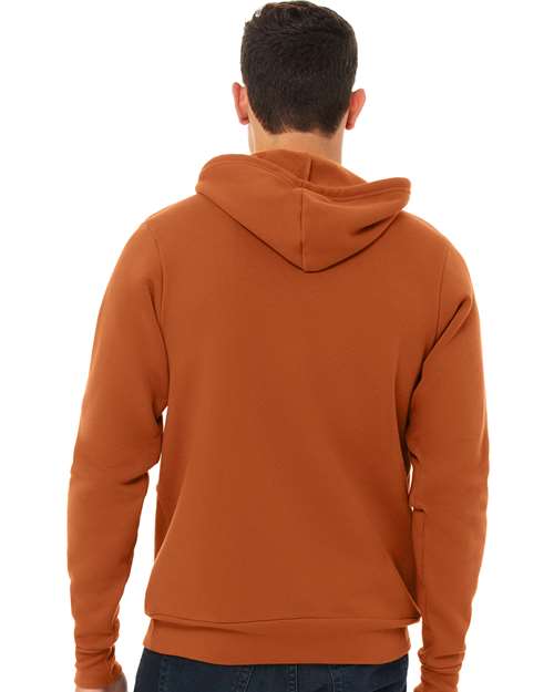 BELLA + CANVAS Sponge Fleece Hoodie 3719 Autumn Custom Embroidered Business Logo