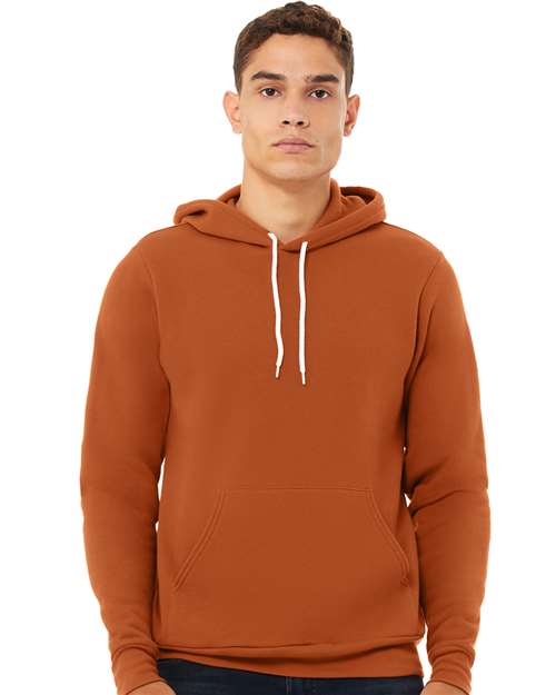 BELLA + CANVAS Sponge Fleece Hoodie 3719 Atlantic Custom Embroidered Business Logo