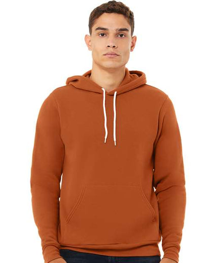 BELLA + CANVAS Sponge Fleece Hoodie 3719 Atlantic Custom Embroidered Business Logo
