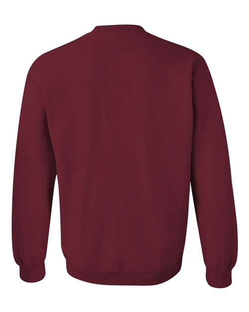 Gildan Heavy Blend™ Crewneck Sweatshirt 18000 Garnet Custom Embroidered Business Logo