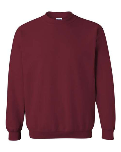 Gildan Heavy Blend™ Crewneck Sweatshirt 18000 Garnet Custom Embroidered Business Logo
