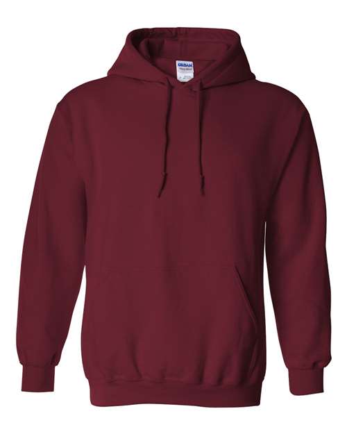 Gildan Heavy Blend™ Hooded Sweatshirt 18500 Garnet Custom Embroidered Business Logo