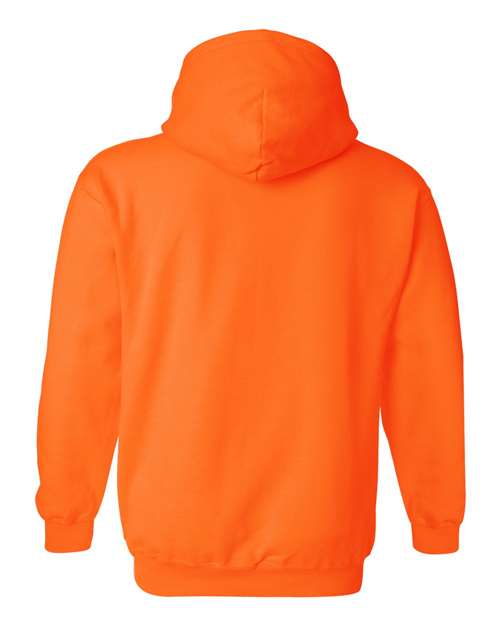 Gildan Heavy Blend™ Hooded Sweatshirt 18500 Safety Green Custom Embroidered Business Logo