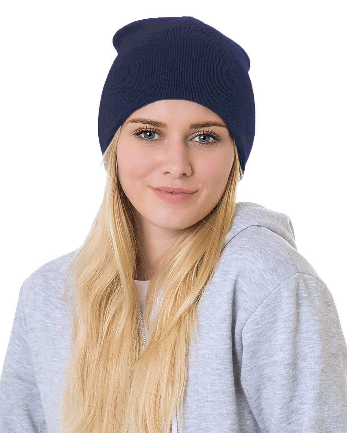 Bayside USA Made 8" Knit Beanie 3888