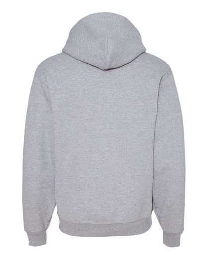JERZEES NuBlend® Hooded Sweatshirt 996MR Ash Custom Embroidered Business Logo