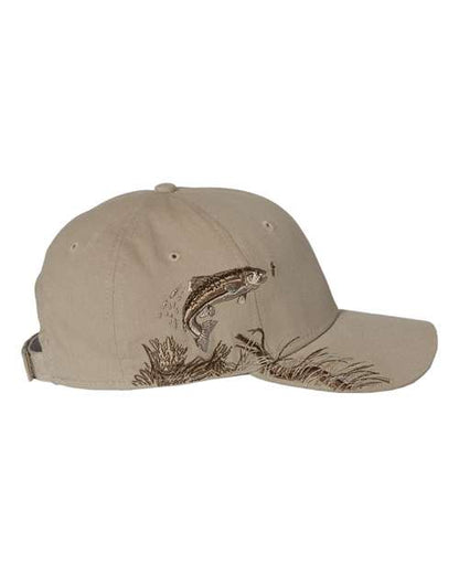 DRI DUCK Trout Cap 3256 Custom Embroidered Business Logo