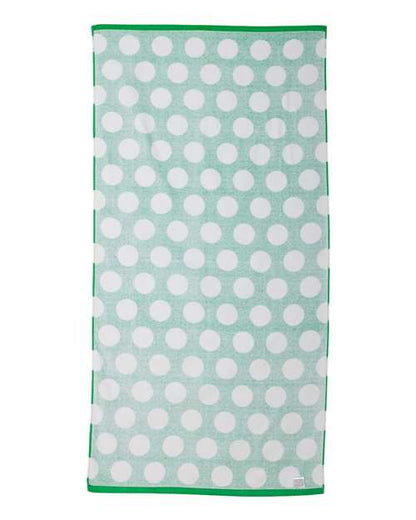 Carmel Towel Company Polka Dot Velour Beach Towel C3060P