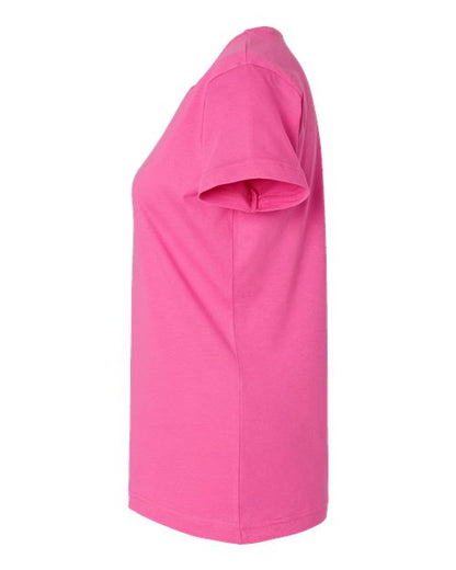 LAT Women's Fine Jersey Tee 3516 Raspberry