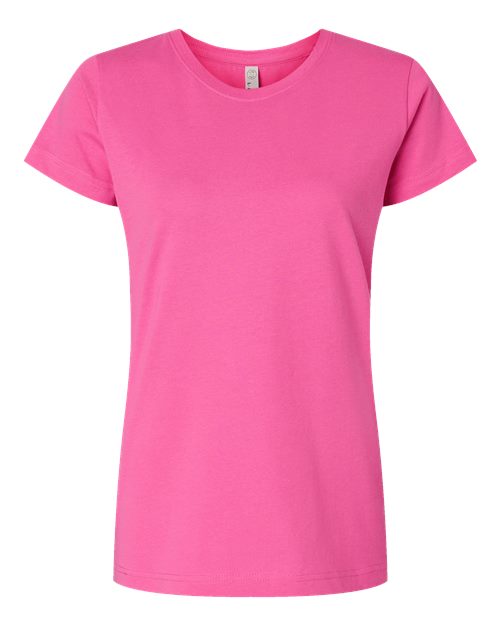 LAT Women's Fine Jersey Tee 3516 Raspberry