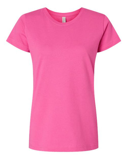 LAT Women's Fine Jersey Tee 3516 Raspberry