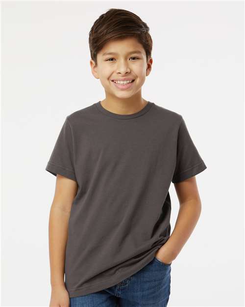 LAT Youth Fine Jersey Tee 6101 Charcoal