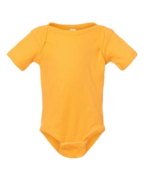 Rabbit Skins Infant Baby Rib Bodysuit 4400 Gold