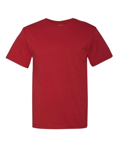 JERZEES Dri-Power® 50/50 T-Shirt 29MR Crimson Custom Embroidered Business Logo