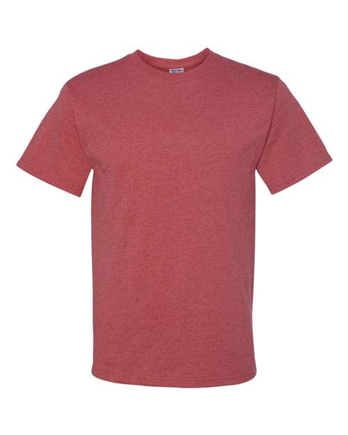 JERZEES Dri-Power® 50/50 T-Shirt 29MR Vintage Heather Red Custom Embroidered Business Logo