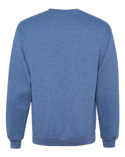 JERZEES NuBlend® Crewneck Sweatshirt 562MR True Red Custom Embroidered Business Logo