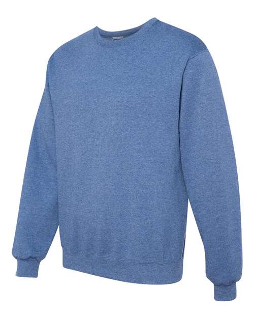 JERZEES NuBlend® Crewneck Sweatshirt 562MR True Red Custom Embroidered Business Logo