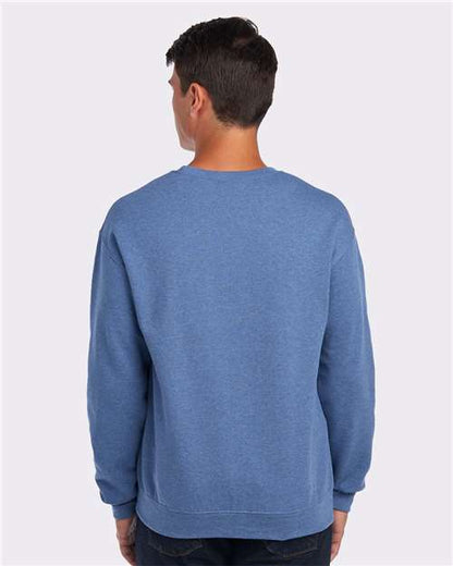 JERZEES NuBlend® Crewneck Sweatshirt 562MR Vintage Heather Blue