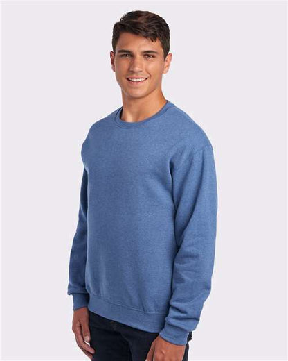 JERZEES NuBlend® Crewneck Sweatshirt 562MR Vintage Heather Blue