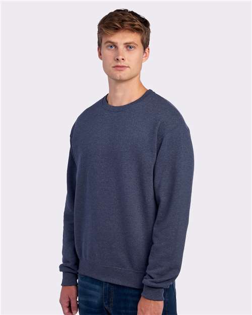 JERZEES NuBlend® Crewneck Sweatshirt 562MR Vintage Heather Navy