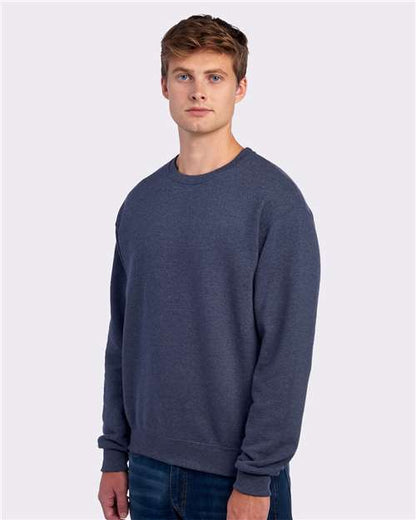 JERZEES NuBlend® Crewneck Sweatshirt 562MR Vintage Heather Navy