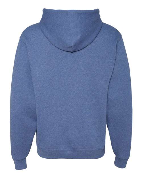 JERZEES NuBlend® Hooded Sweatshirt 996MR True Red Custom Embroidered Business Logo
