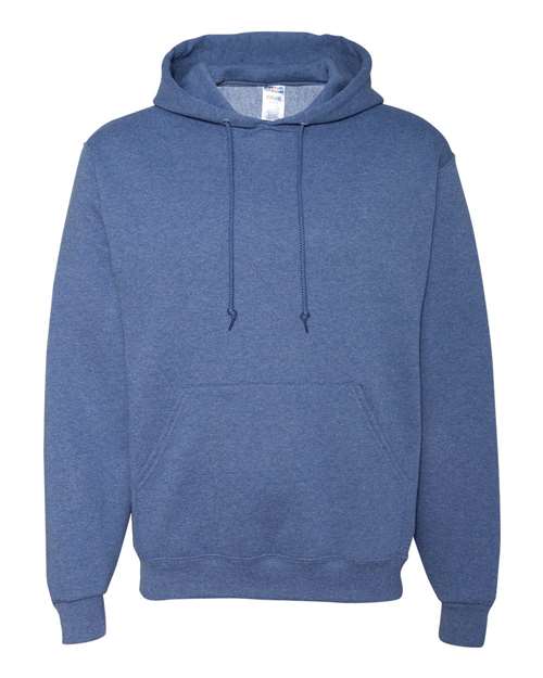 JERZEES NuBlend® Hooded Sweatshirt 996MR True Red Custom Embroidered Business Logo