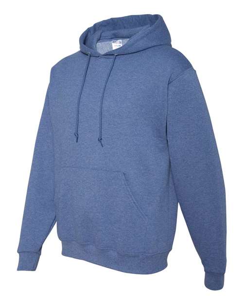 JERZEES NuBlend® Hooded Sweatshirt 996MR True Red Custom Embroidered Business Logo