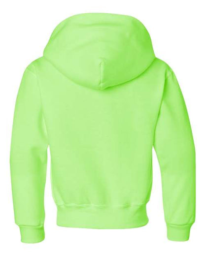 JERZEES NuBlend® Youth Hooded Sweatshirt 996YR Custom Embroidered Business Logo