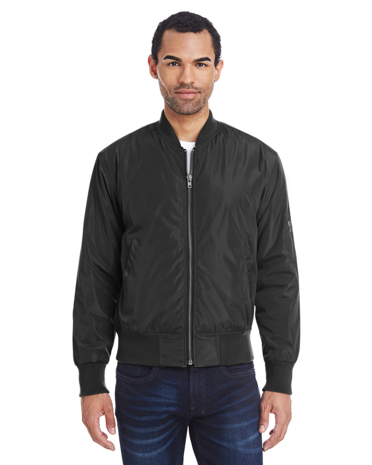 Threadfast Apparel Unisex Bomber Jacket 395J