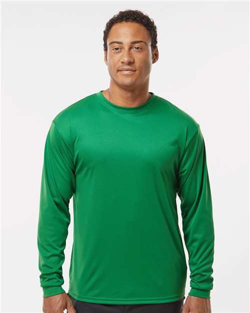 Custom Embroidered  C2 Sport Performance Long Sleeve T-Shirt 5104 Kelly